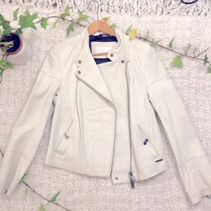 White Leather Jacket